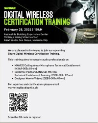 SHURE : Digital Wireless Certification Training