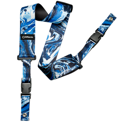 Dimarzio DD2240 Steve Vai ClipLock® Blue Universe Guitar Strap