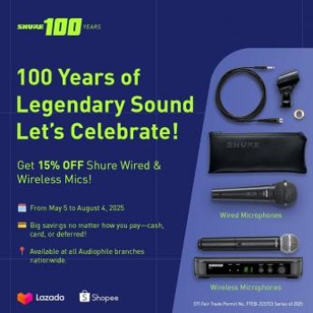 Shure 100 Years of Legendary Sound Let's Celebrate