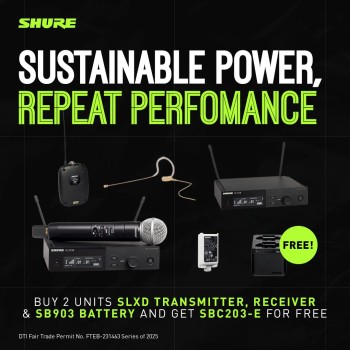 SHURE : Sustainable Power, Repeat Performance