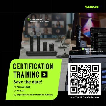 SHURE MXW Next 2, 4, 8 : Certification Training