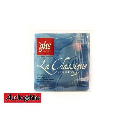 GHS 2370 LA CLASSIQUE™ - 2370 Set Hard Tension Nylon Supreme Trebles/Winter Silver Basses