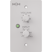 HH Electronics MZ-C2-US-WH Volume control w/ source select