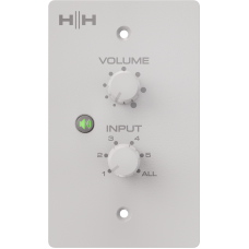 HH Electronics MZ-C2-US-WH Volume control w/ source select