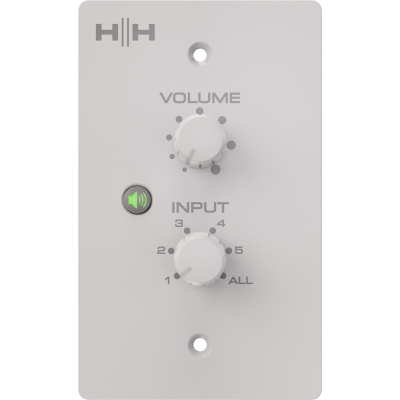 HH Electronics MZ-C2-US-WH Volume control w/ source select