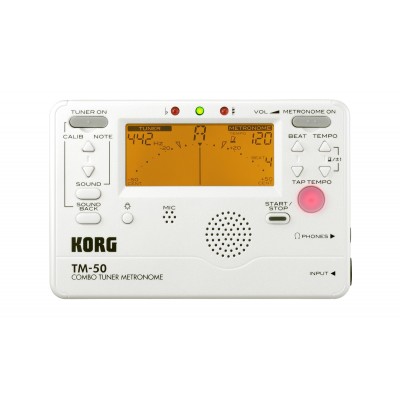KORG TM-50 PW (Clearance) Chromatic Tuner and Metronome