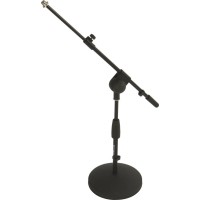 Quik Lok A-495 Short microphone stand w/ telescopic boom & swivel