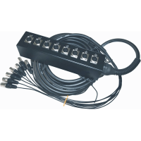 Quik Lok BOX/602-10K Stage box audio system - 10m - 8Input
