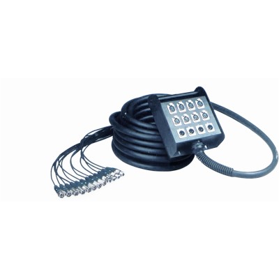 Quik Lok BOX/605-20k stage box aud system - 20m - 8input/4output