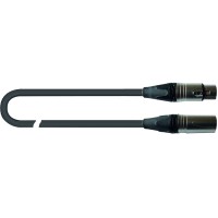 Quik Lok JUST MF 10 SL Microphone Cable - Black - 10m (XLR Female - XLR Male)