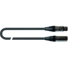 Quik Lok JUST MF 10 SL Microphone Cable - Black - 10m (XLR Female - XLR Male)