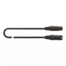 Quik Lok MCR-611K-9BK Microphone cable - Black - 9.0m