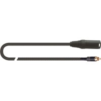 Quik Lok MCR/617-2 BK XLR male to RCA - 2m