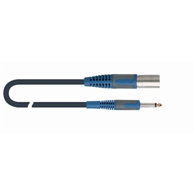 Quik Lok RKSM/310-4,5 Mic Cable - XLR male to mono phone plug - 4.5m