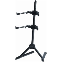 Quik Lok SL/930 Fully adjustable double-tier, slant keyboard stand w/nylon bag Quik Lok SL/930 Fully adjustable double-tier, slant keyboard stand w/nylon bag