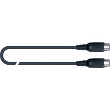 Quik Lok SX/164-9BK - MIDI Cable 5Pin (Black) 9m