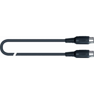 Quik Lok SX/164-5 - MIDI Cable 5Pin (Black) 5m