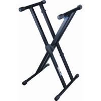 Quik Lok T/550 Heavy duty, double-brace, single-tier "X" keyboard stand with "Trigger-Lok" height adjustment Quik Lok T/550 Heavy duty, double-brace, single-tier "X" keyboard stand with "Trigger-Lok" height adjustment