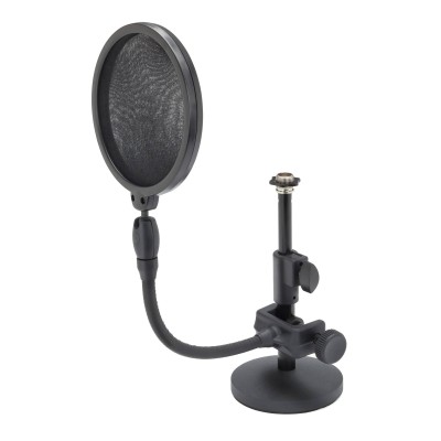 Samson MD2/PS05 Bundle - Desktop Microphone Stand and Microphone Pop Filter