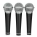 Samson R21S - Professional Dynamic Vocal Microphone 3-Pack