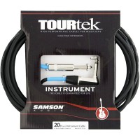 Samson TIL20 - 20-ft Instrument Cable with 1 Right Angle Connector