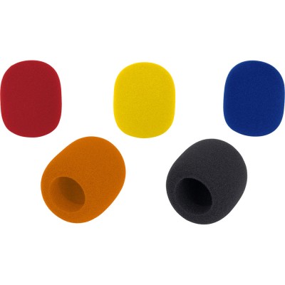 Samson WS1C - Microphone Windscreen (5-Pack, Mixed Colors)
