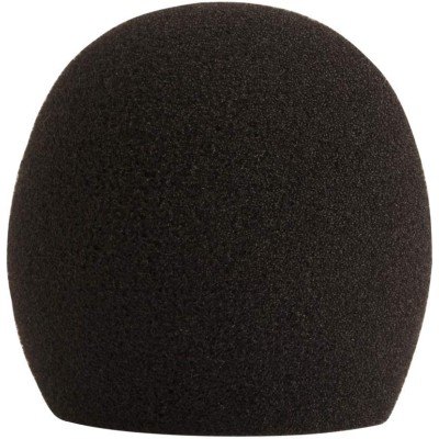 SHURE A58WS-BK Black Foam Windscreen for Ball Type Mics