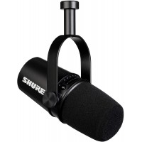 SHURE MV7-K Podcast Microphone (Black)