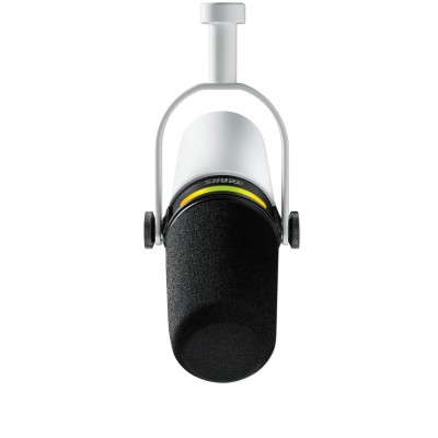 SHURE MV7+-W - Podcast Microphone OBS Certified