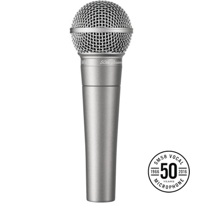 SHURE SM58® 50th Anniversary Edition Microphone SHURE SM58® 50th Anniversary Edition Microphone