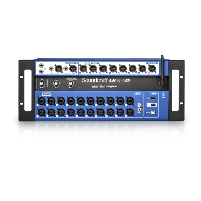 Soundcraft Ui24R 24-channel Digital Mixer/USB Multi-Track Recorder with Wireless Control Soundcraft Ui24R 24-channel Digital Mixer/USB Multi-Track Recorder with Wireless Control