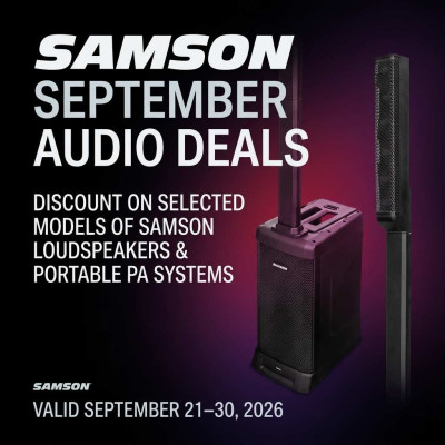 Samson September Audio Deals ...