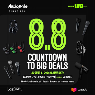 Audiophile.ph and Lazada The BIG Sale 8.8 ...