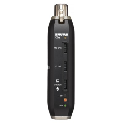 SHURE X2U XLR-TO-USB SIGNAL ADAPTER SHURE X2U XLR-TO-USB SIGNAL ADAPTER